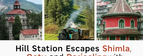 Hill Station Escapes: Shimla, Ooty, and Darjeeling with Your Own Driver